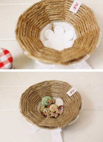 ​Ваза для мелочей на основе пластиковой бутылки