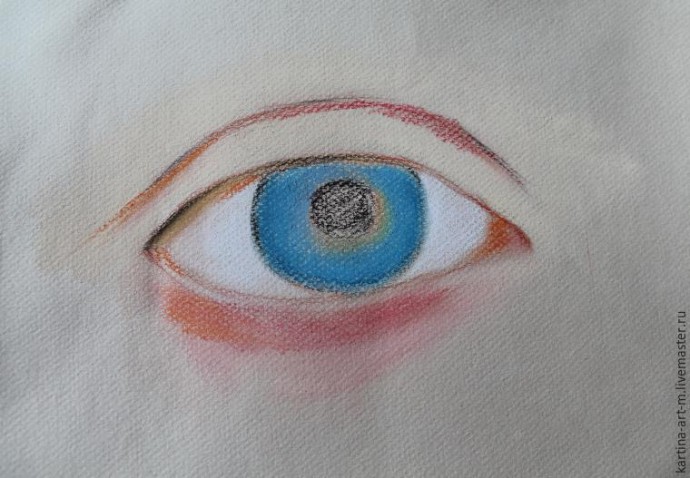 Глаз пастелью: пошаговый урок