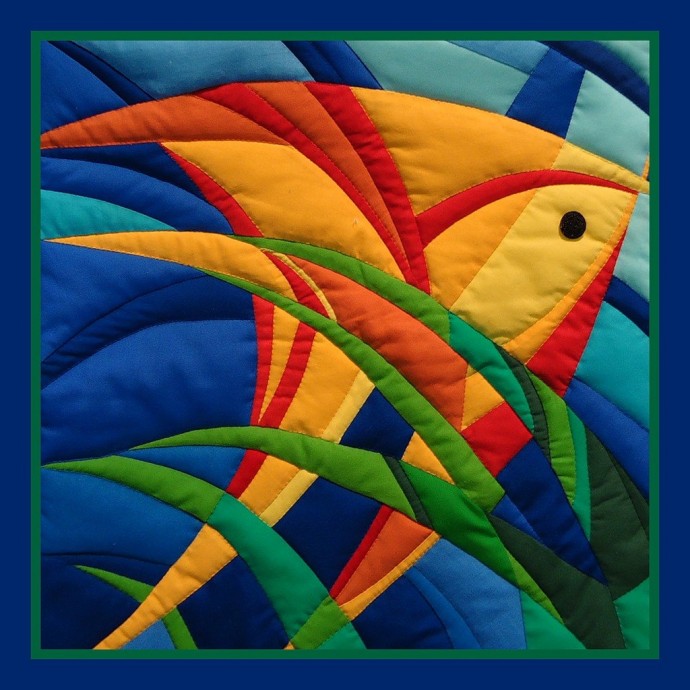 Картины в технике пэчворк: животный мир