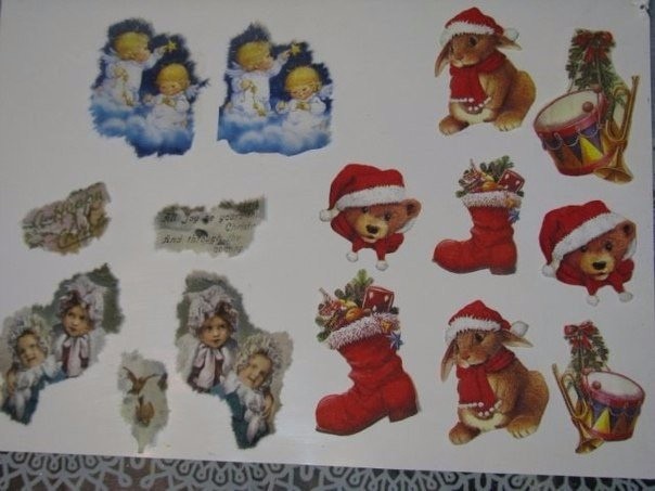 Декупаж новогодних шариков