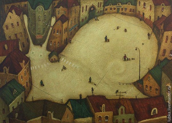 ​Как декорировать холодильник: роспись "Двойная суть"