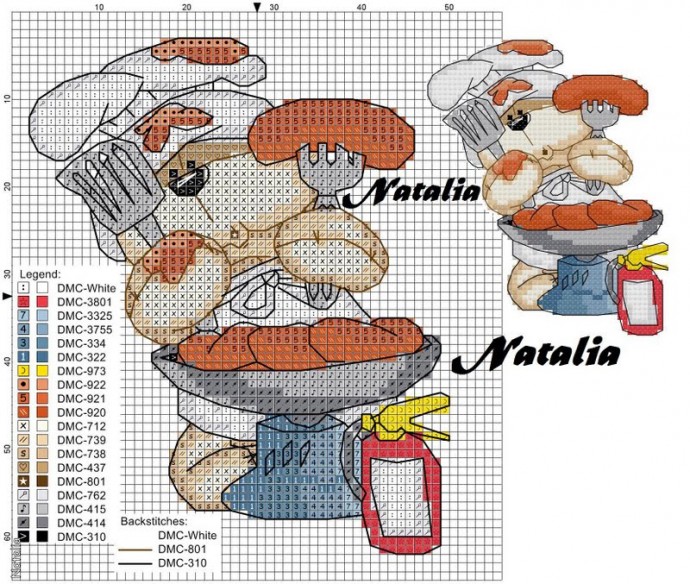 ​Вышивка с плюшевыми мишками