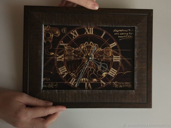 Дизайнерские часы своими руками