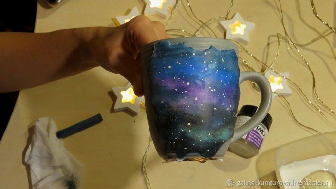 Космический кит из полимерной глины