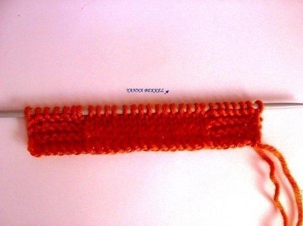 ​Вязание и последующее плетение колоска