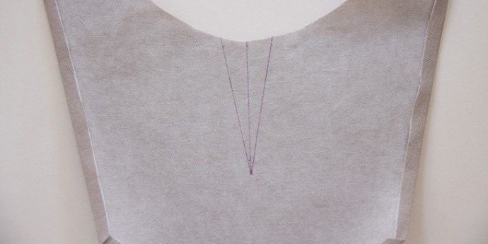 Разрез на горловине: техника шитья Разрез на горловине: техника шитья