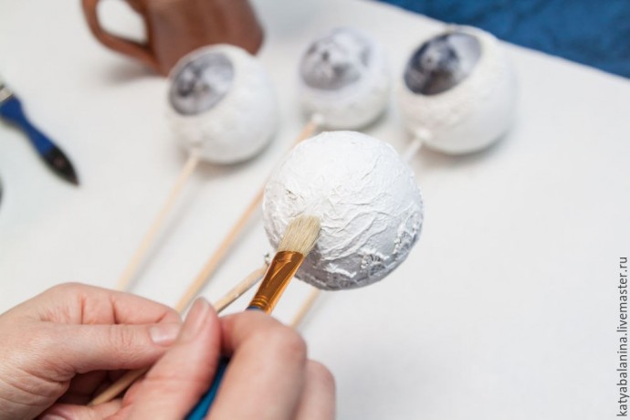 ​Мастер-класс: создаем Рождественский "Винтажный ёлочный шар"