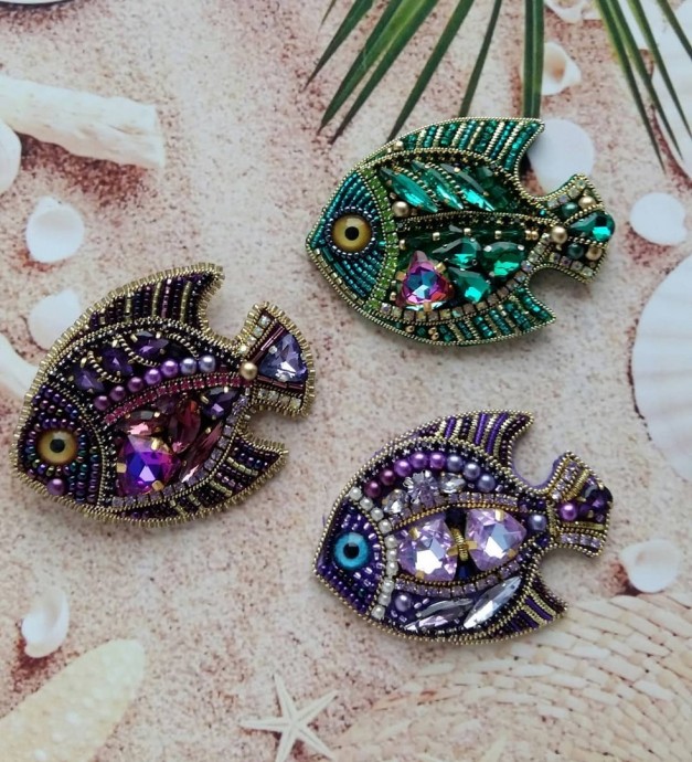 Броши ручной работы: идеи