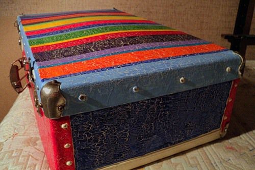 Декорируем старый чемодан