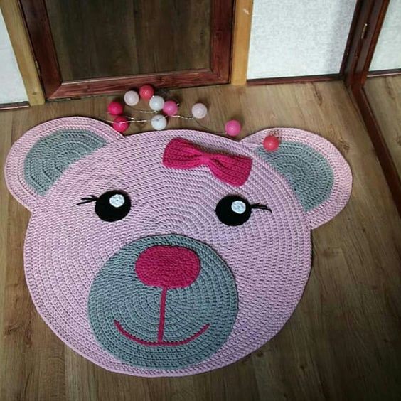 Простые детские коврики крючком: идеи для вдохновения