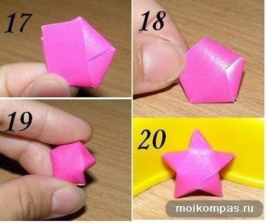 Звездочки оригами