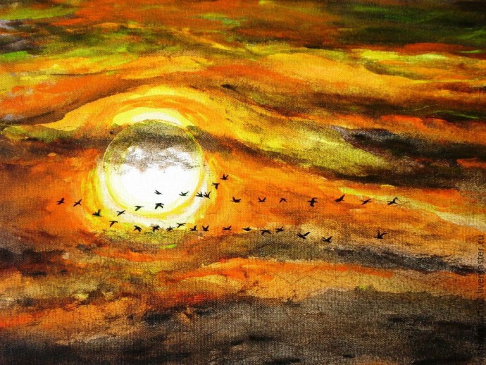 Панно "Запах полыни"