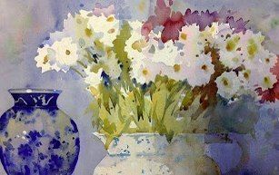 Натюрморт акварелью