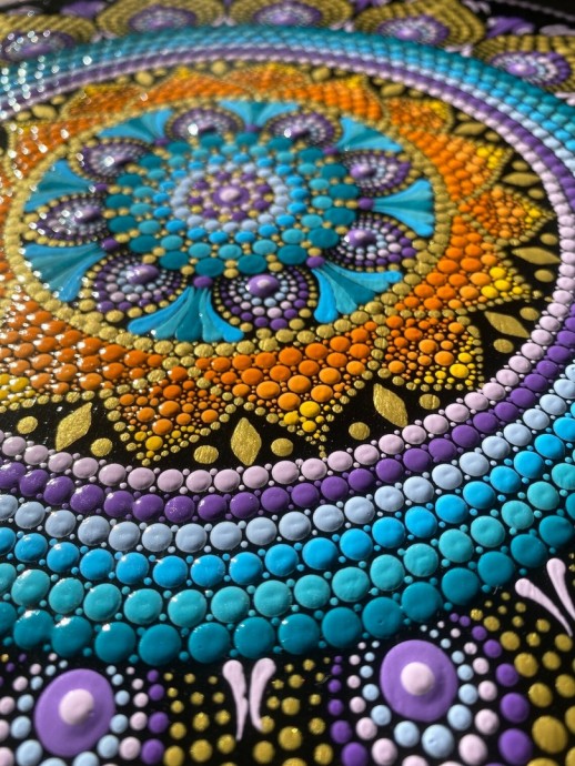 ​Прекрасные идеи точечной росписи