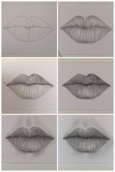 ​Учимся рисовать губы