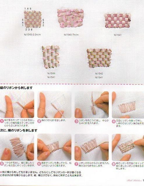 Вышивка лентами