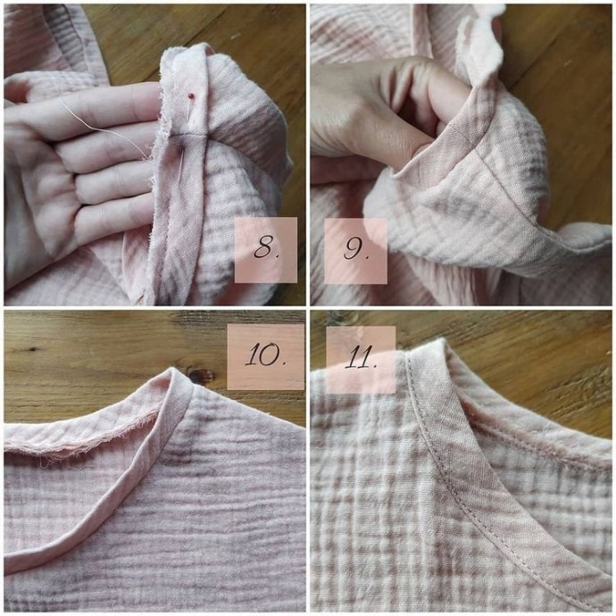 Обработка срезов косой бейкой