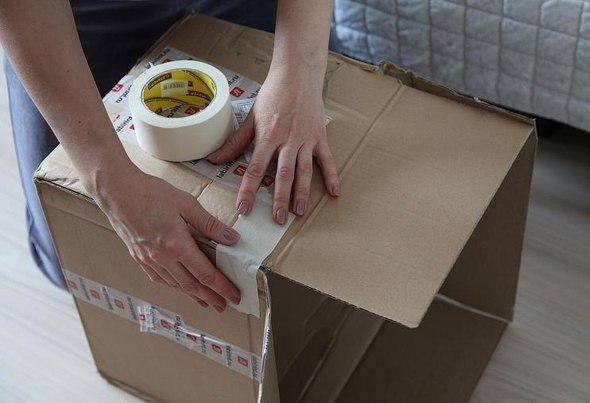 Коробка для хранения тканей