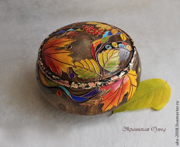 Шкатулка "Яркие краски природы"