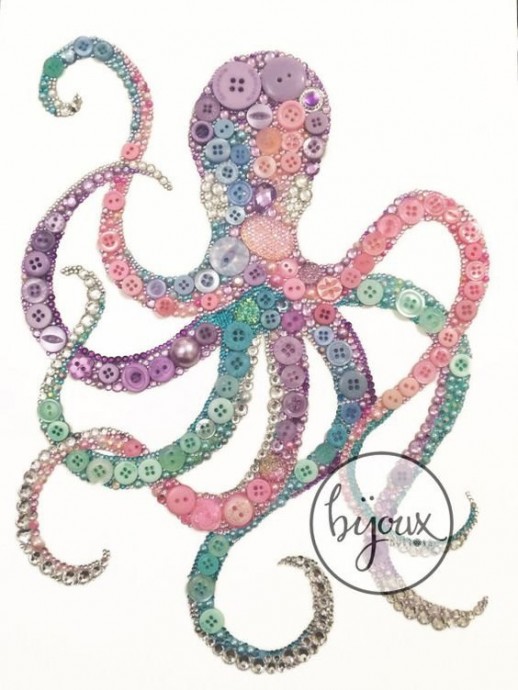 Вышивка пуговицами на морскую тему: идеи для творчества