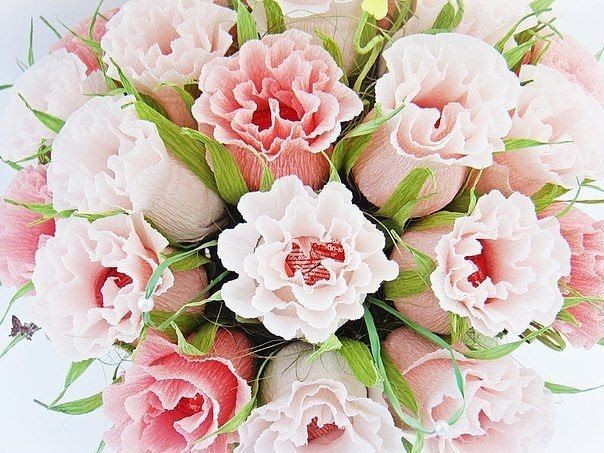 Букетик из конфет: мастер-класс