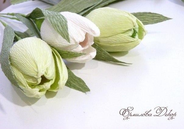 Букет тюльпанов из конфет