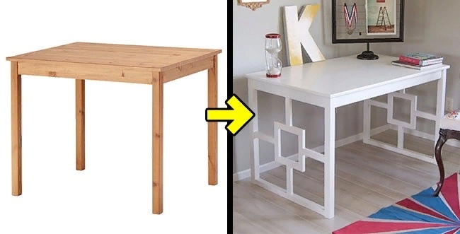Как превратить обычный стол в дизайнерский