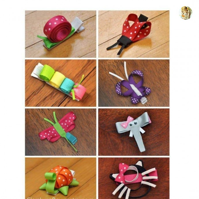 Мастерим бантики для принцесс