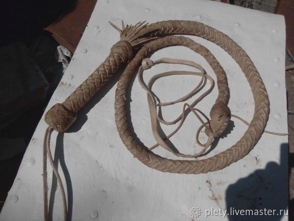 Плетение кнута-нагайки: подробный мастер-класс