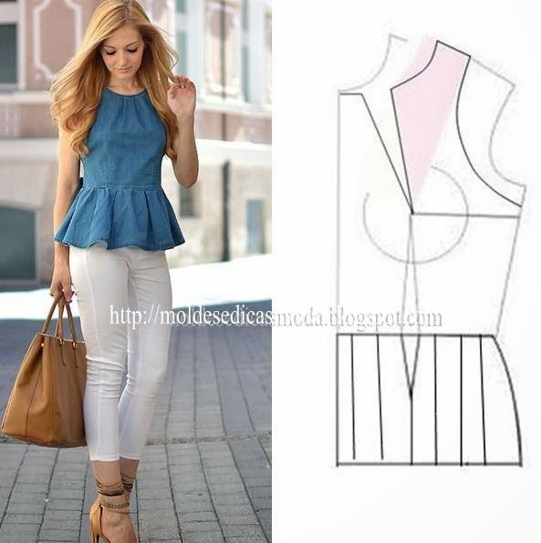 Моделирование блузок и туник