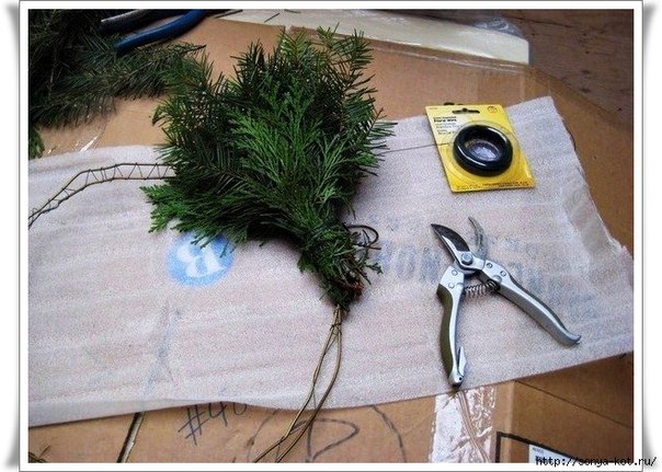 Хвойный венок