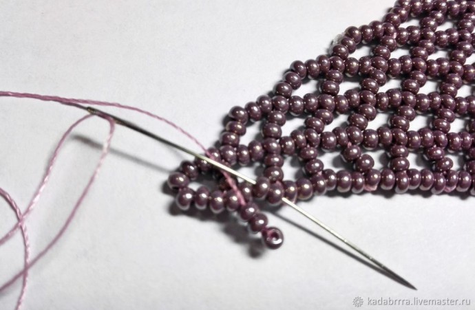 Бахрома для колье-косынки