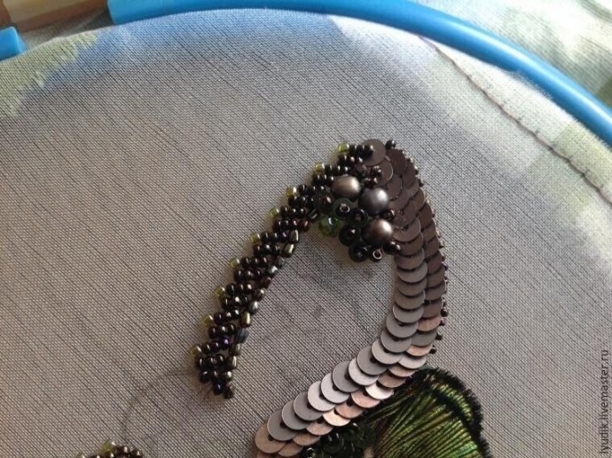 Мотылек: объемная вышивка Мотылек: объемная вышивка