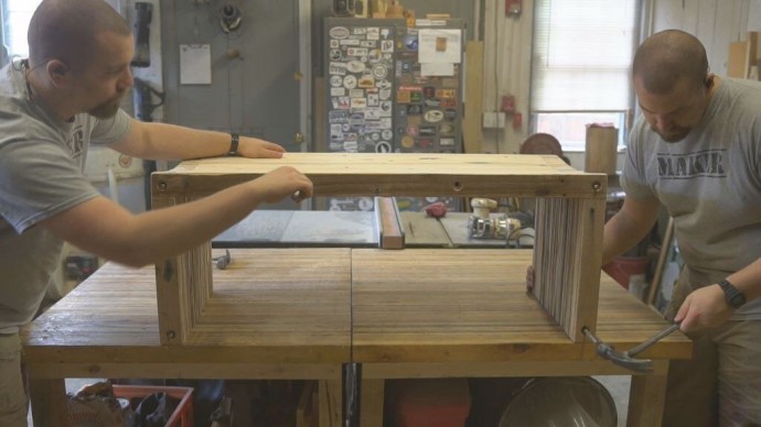 Самодельная лавка