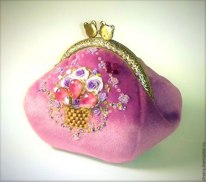 Кошелек в винтажном стиле