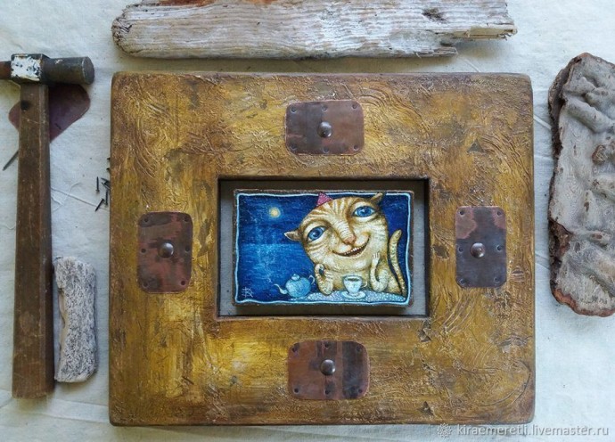 Декорирование рамы для левкаса