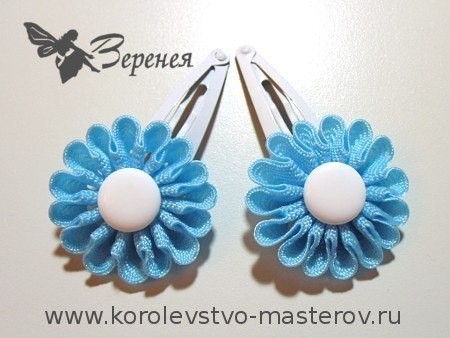 Цветок из тесьмы "вьюнчик": мастер-класс