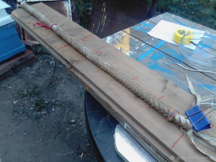 Плетение кнута-нагайки: подробный мастер-класс