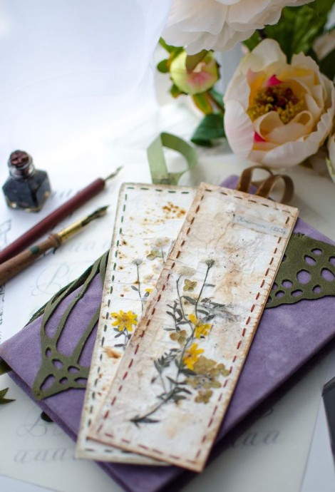 Закладка-гербарий "Мгновения"