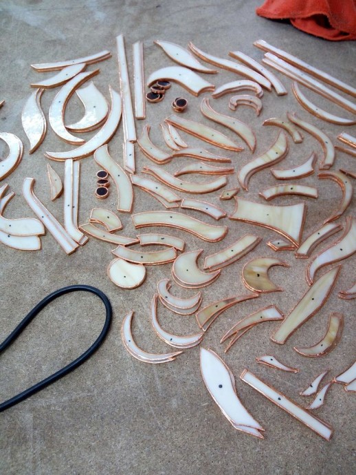 Витражный потолок своими руками