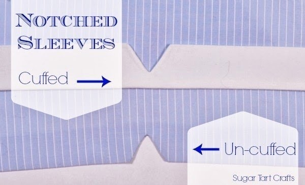 Отворот на коротком рукаве