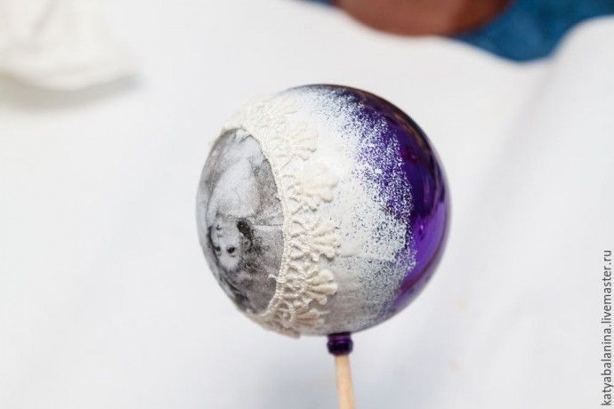 ​Мастер-класс: создаем Рождественский "Винтажный ёлочный шар"