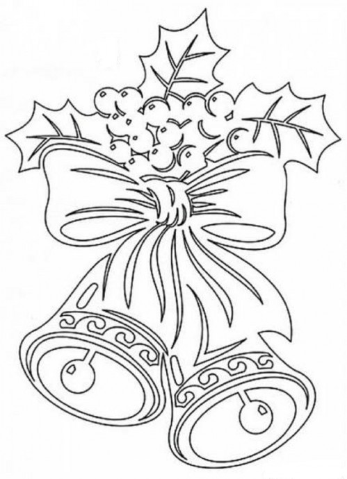 Огромное количество чудесных новогодних трафаретов