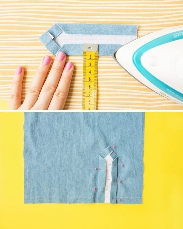 Разрез на рукаве манжеты