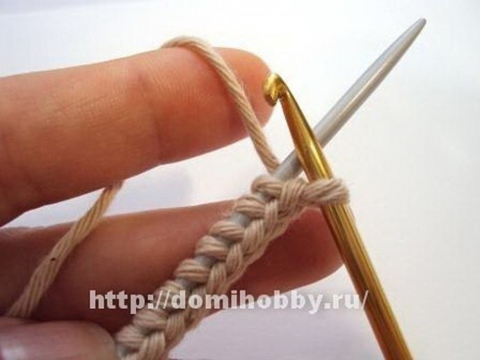 ​Хитрости вязания: набор петель косичкой