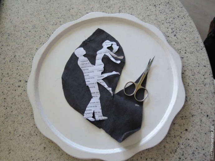 "Кожаные" настенные часы