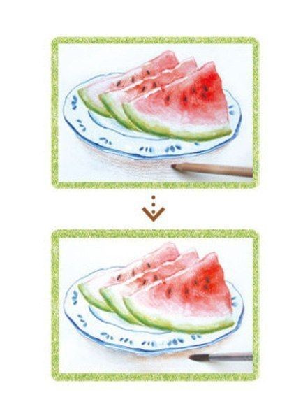 ​Рисуем арбуз