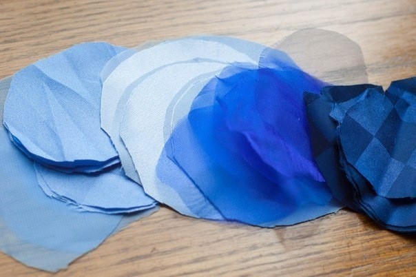 Букет текстильных пионов