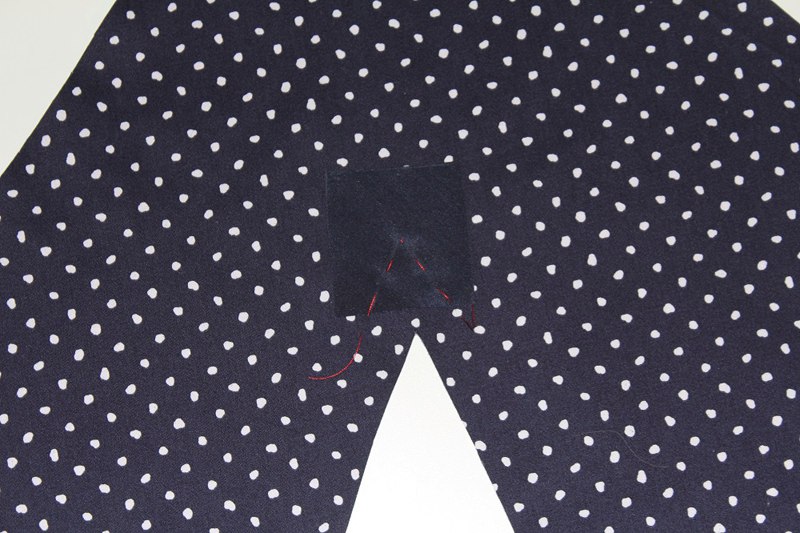 Цельнокроеный рукав с ластовицей