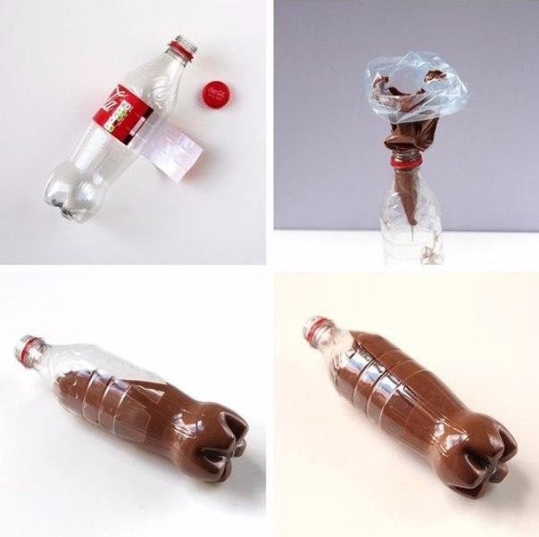 ​Гениальный вариант создания шоколадной бутылки